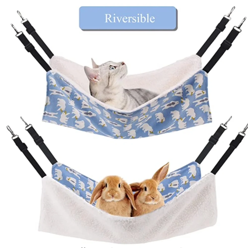 NEW Comfortable Hanging Adjustable Pet Hammock Bed for Cats/Small Dogs/Rabbits
